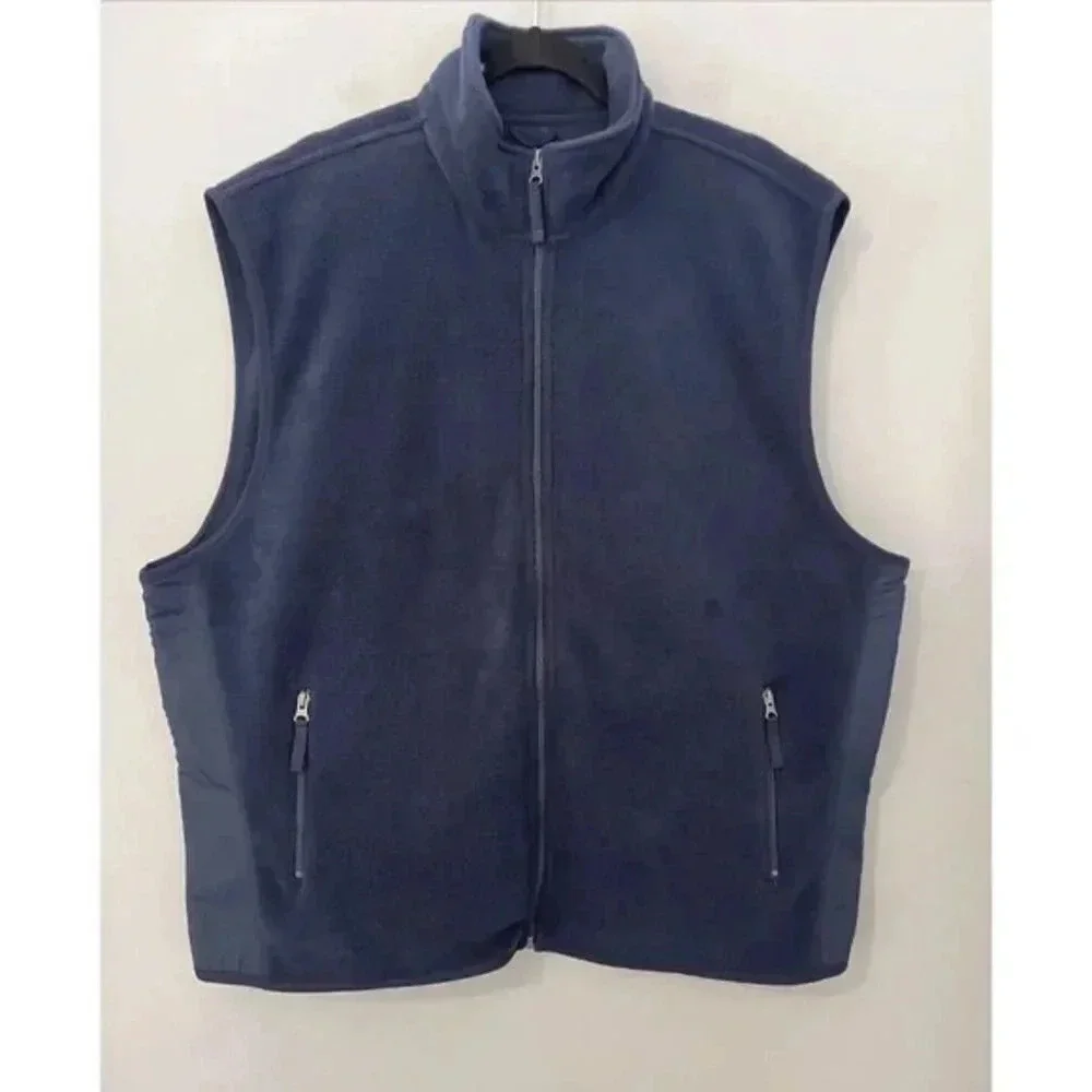 Gap‎ Men’s Blue Fleece Sleeveless Vest Size XXL
